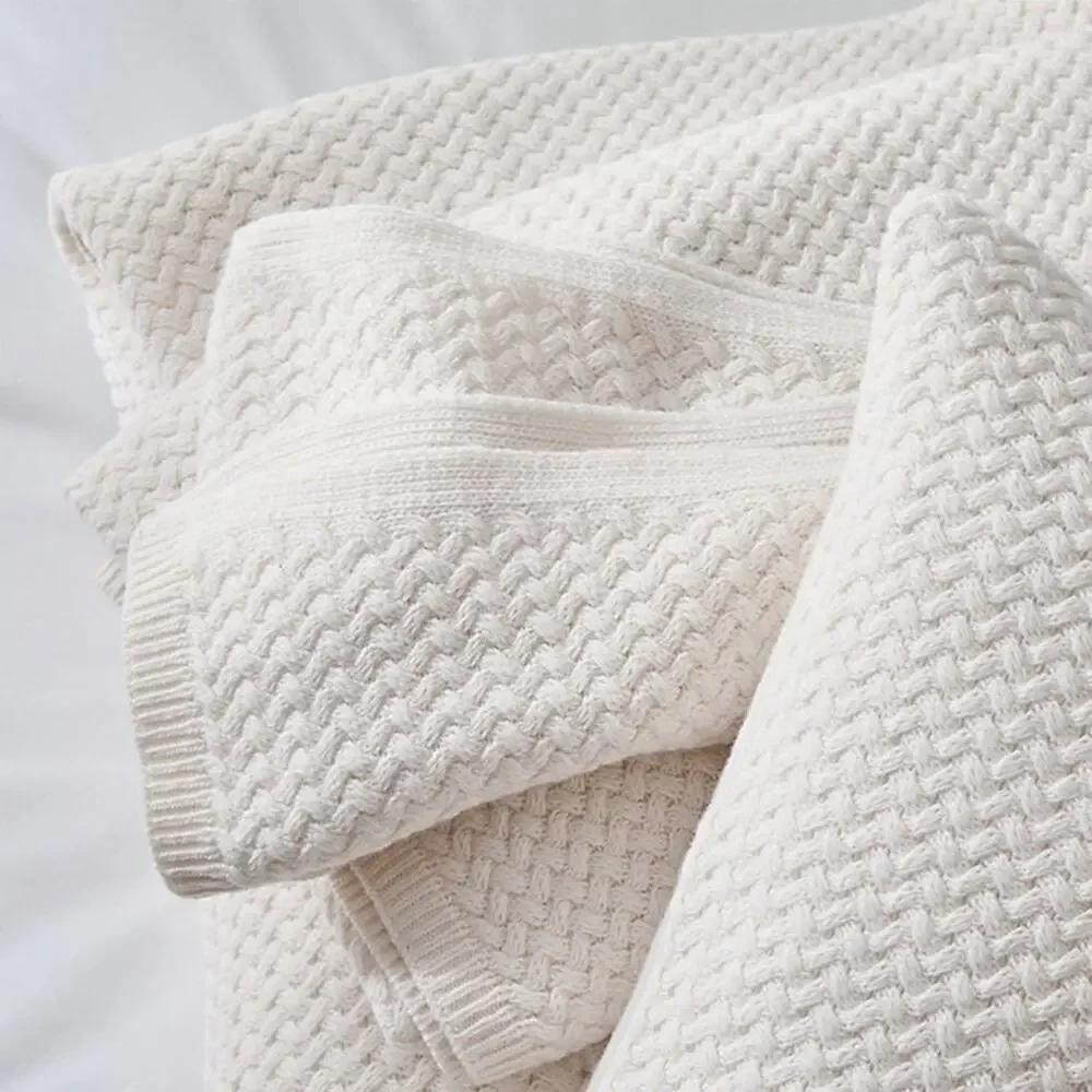 The White Company Throw‎ Lambswool Manon Ivory